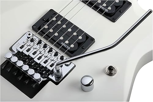Miniatura 3 de Schecter C-6 FR DELUXE Guitarra Eléctrica De Cuerpo Sólido Blanco Satinado
