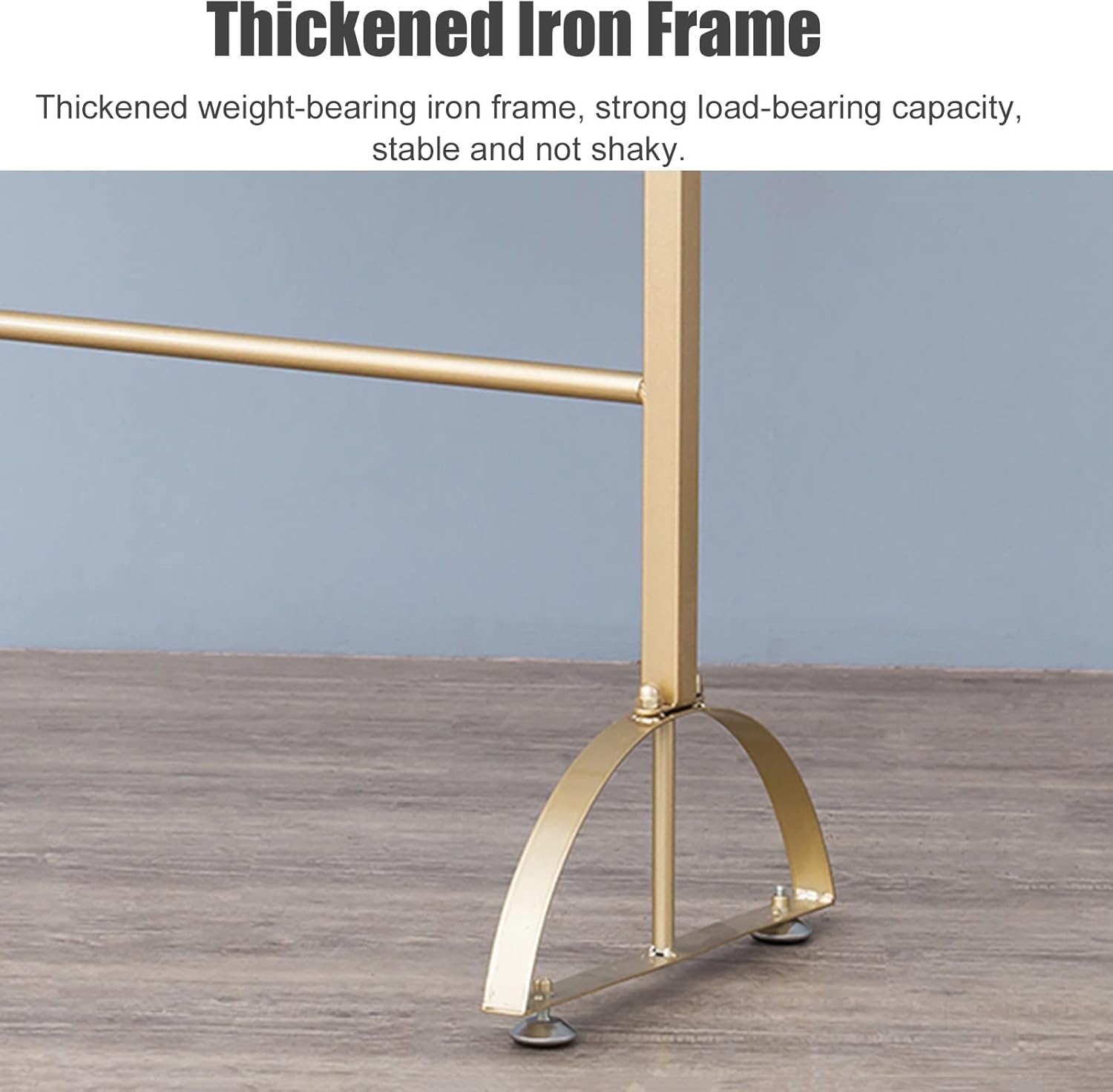 Vertical Wrapping Papers Rack, Organizer Storage Tie Display Stand Removable Crossbar for Towels/Pants/Wrapping Paper/Ribbon,Gold 45cm，White 90cm/35.4in