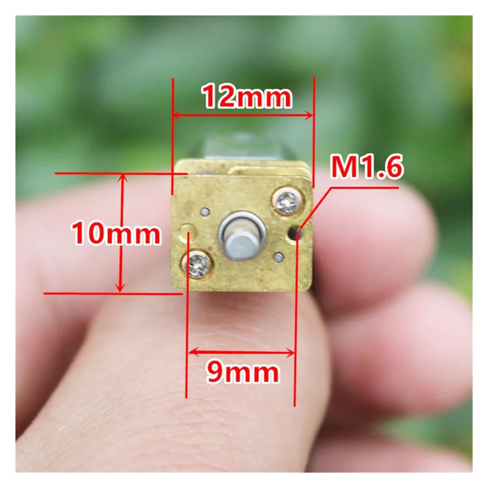 N20 Gear Arrancador electrónico CC 3 V 6 V 50 RPM velocidad lenta gran par caja de cambios de metal con eje D electrónico digital cerradura de puerta inteligente robot inteligente