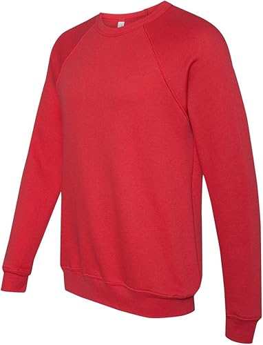 Miniatura 3 de Bella Canvas Sudadera con cuello redondo y forro polar para hombre, color azul marino