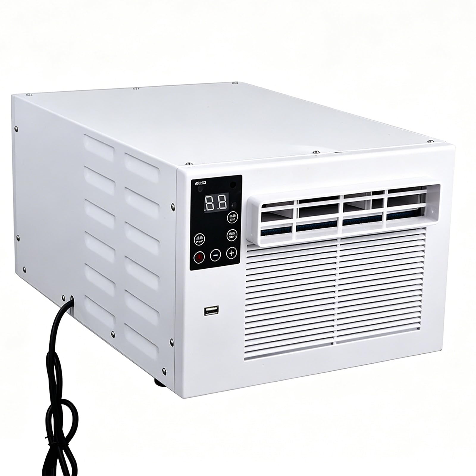 Condizionatore Portatile con Guarnizione Universale Finestre | Raffreddamento 550w E Deumidificazione, Telecomando Incluso, Adatto per Camere E Uffici, Senza Installazione Fissa