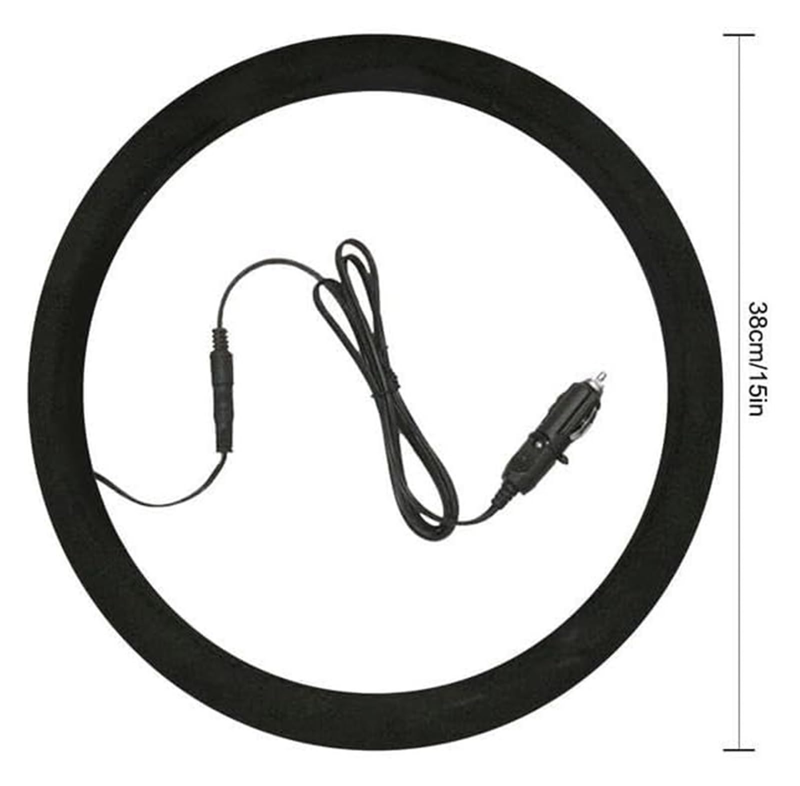 Fundas para Volante de Coche, Funda para Volante calefactable, Accesorios para el Interior del Coche, Microfibra, cálida para Conducir.