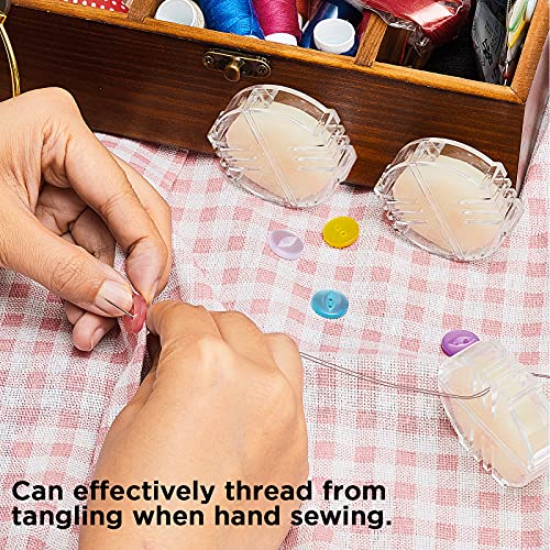 image for Maitys 2 Pcs Thread Wax Thread Conditioner Beeswax for Hand Sewing Emb