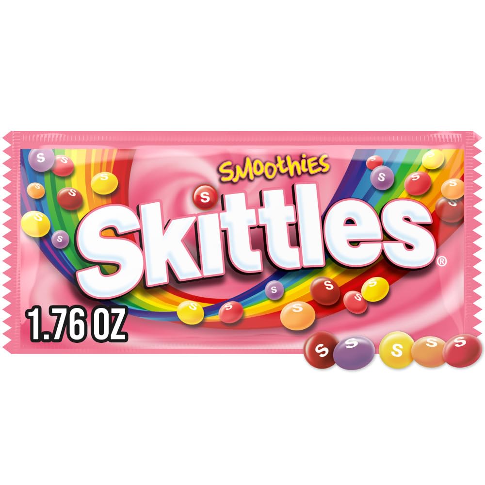 Skittles Smoothies Full Size Candy, 1.76 oz