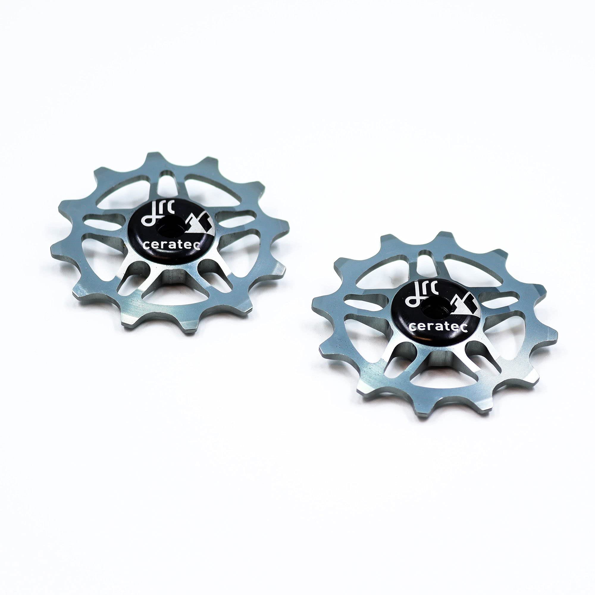 JRC Components12T Ceramic Pulley Wheels | Compatible with SRAM Red AXS, Force AXS, Rival AXS | Hybrid Ceramic Derailleur Pulley Wheels | Low Friction Rear Derailleur Pulley Wheels
