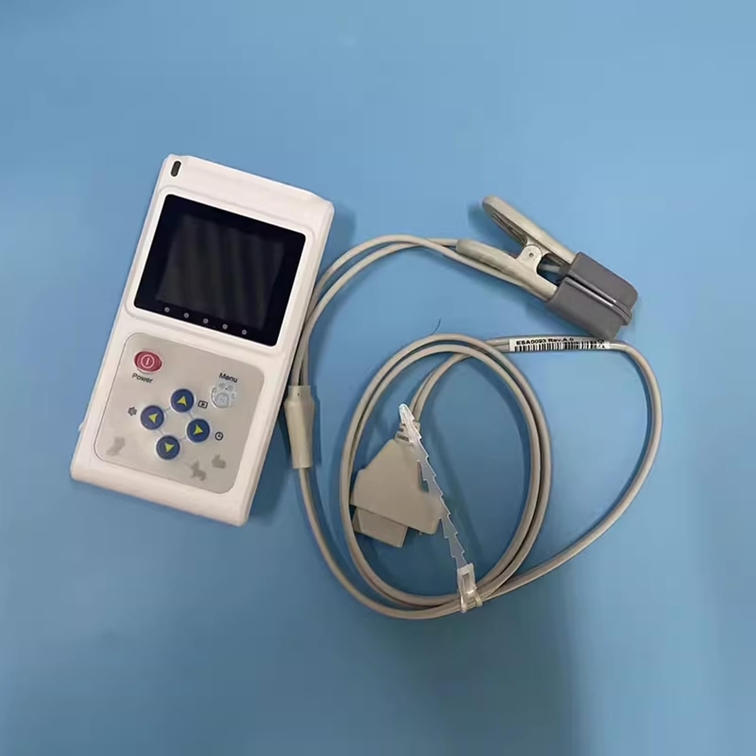 Pulsossimetro Veterinario Portatile, Sensore di Frequenza Cardiaca SPO2 per Orecchio/Lingua, con Sonda E Cavo USB, per L'uso in Ospedale per Animali Domestici E Familiari