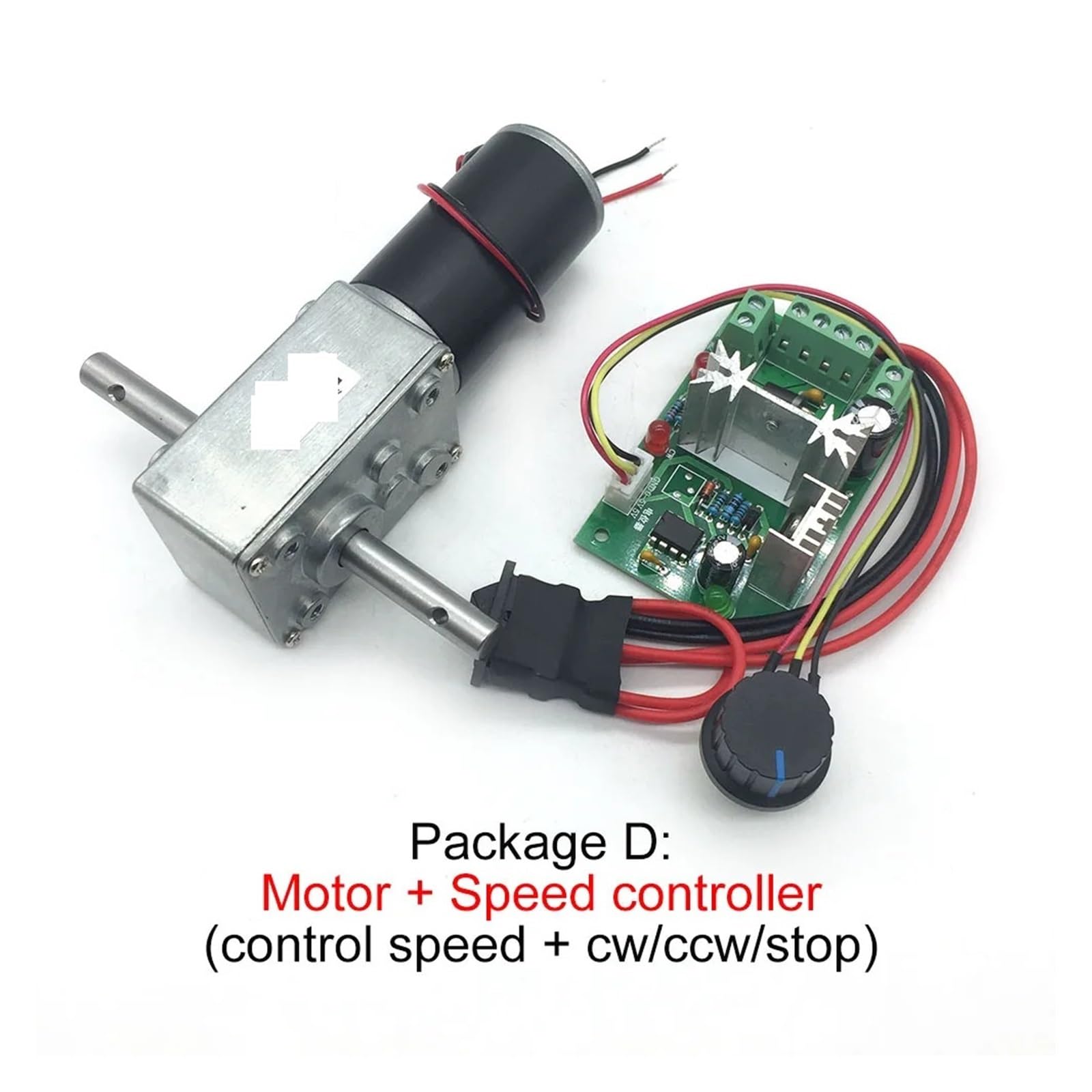 5840-31zy 12 V DC przekładnia elektroniczna przekładnia 24 V przekładnia ślimakowa z silnikami z podwójnym wałem odwrócony samoblokujący pakiet D 12 V 10 obr./min