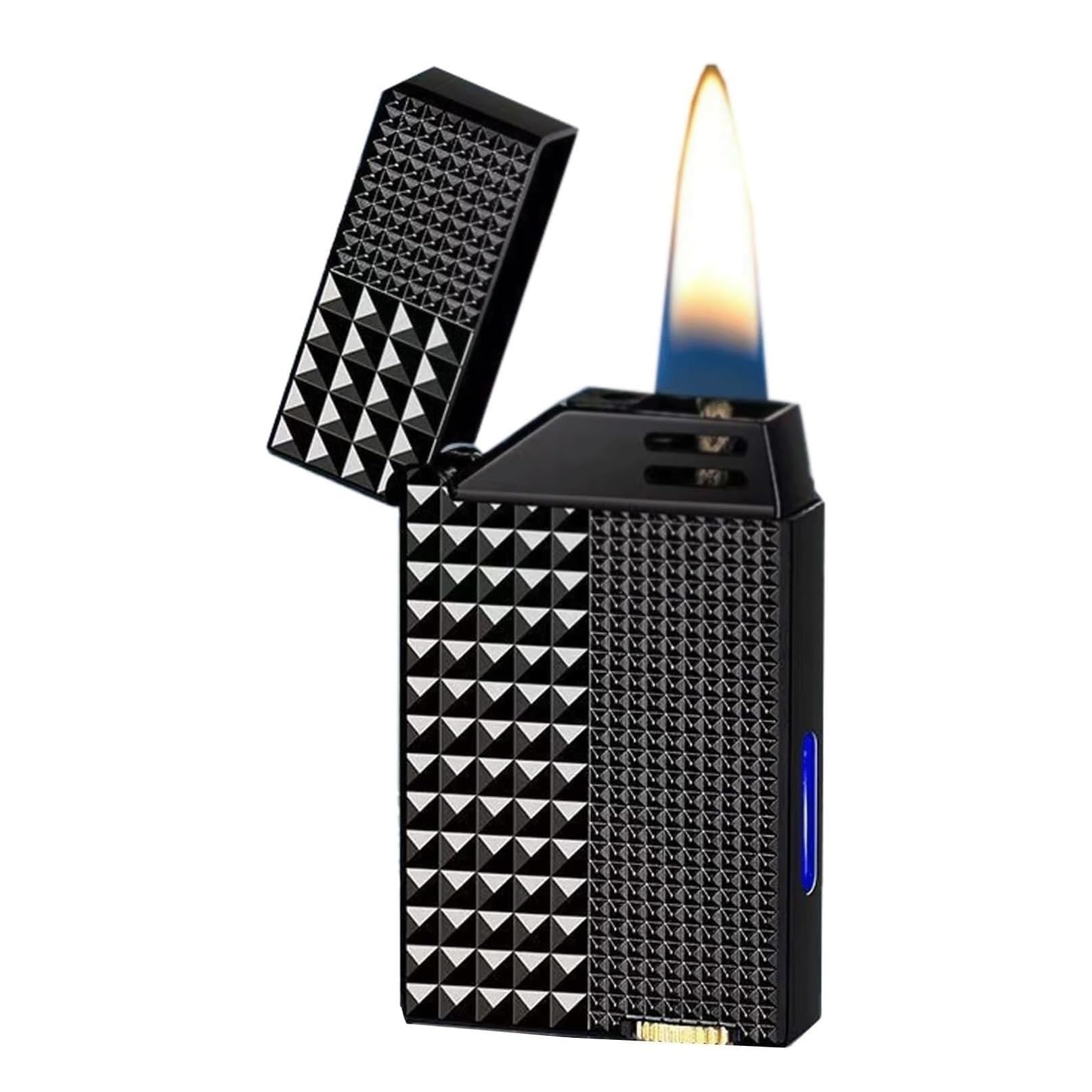 Briquet à kérosène coupe-vent portable à clapet pour cadeau homme