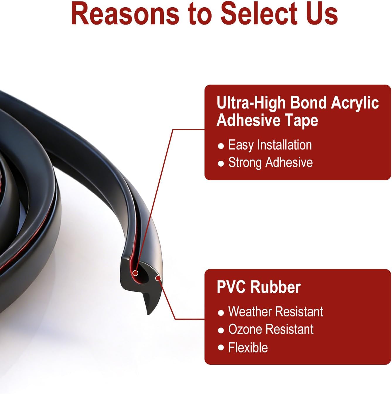 H-Type Inner-Adhesive Fender Flares Edge Trim, 10m Universal Rubber Seal for Car, Truck, Rubber Trim Edging, Protects Paint from Debris, Durable