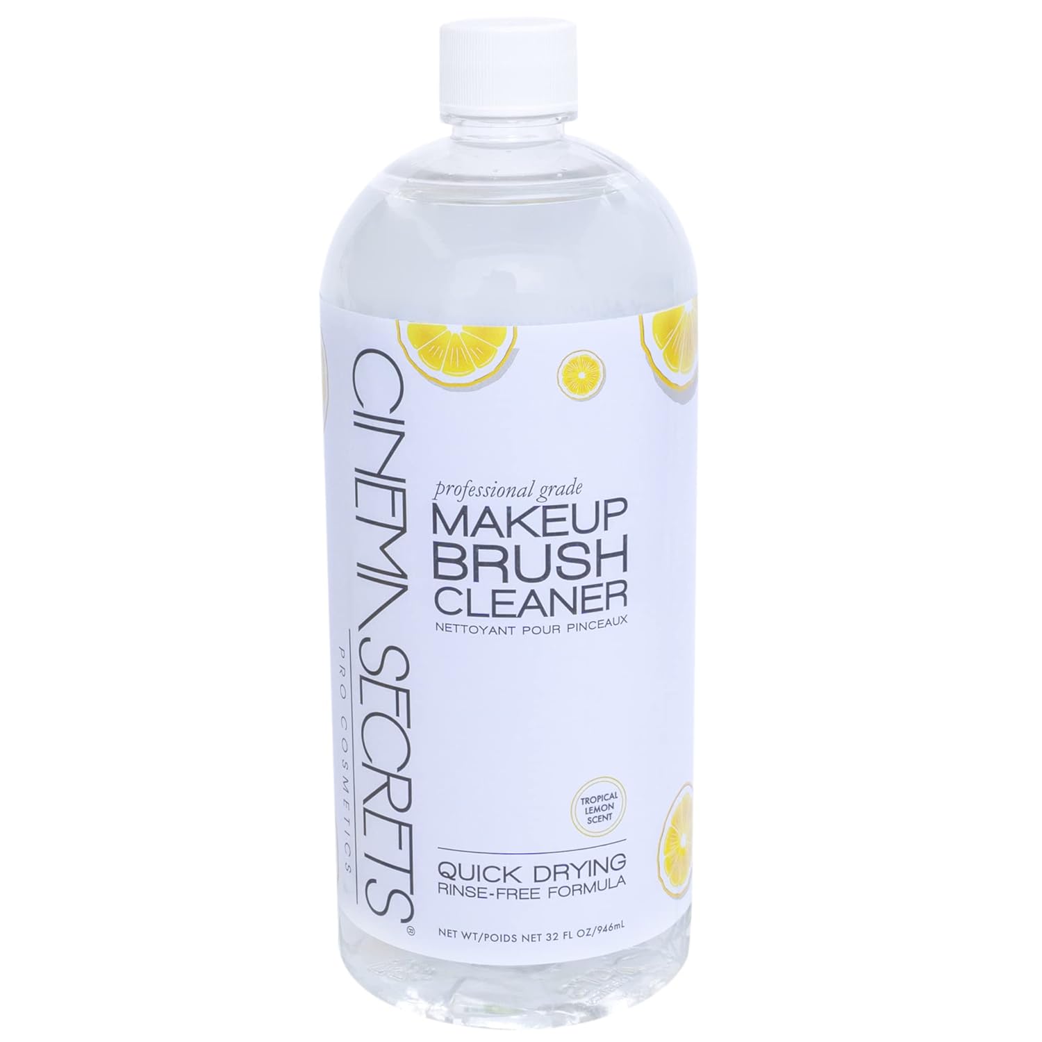 Cinema Secrets Makeup Brush Cleaner 8 Fl oz. Lemon … … : Beauty & Personal Care