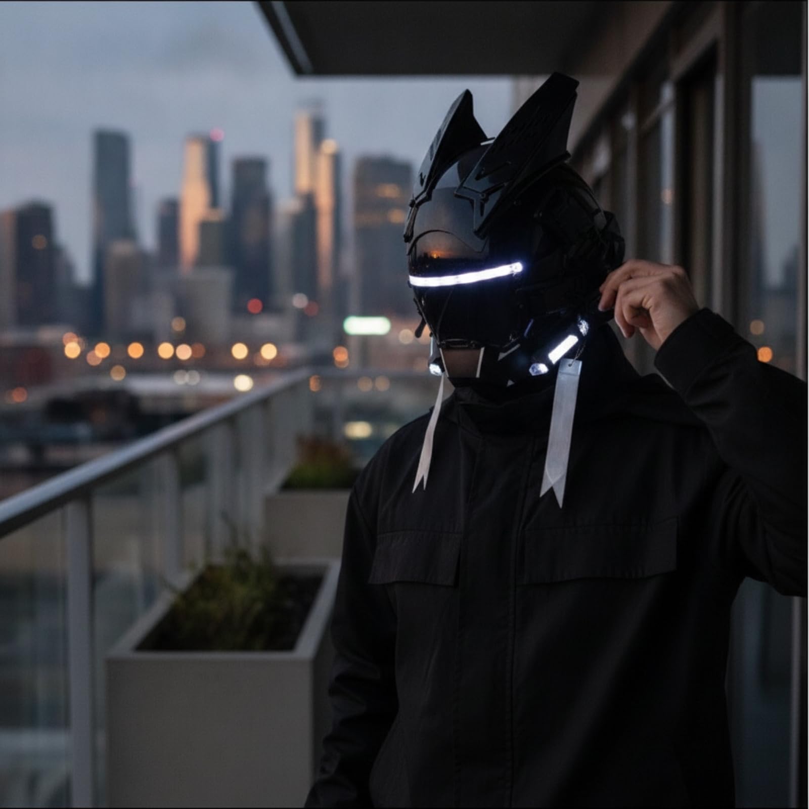 Qianly Masque Intégral Cybernétique Accessoire