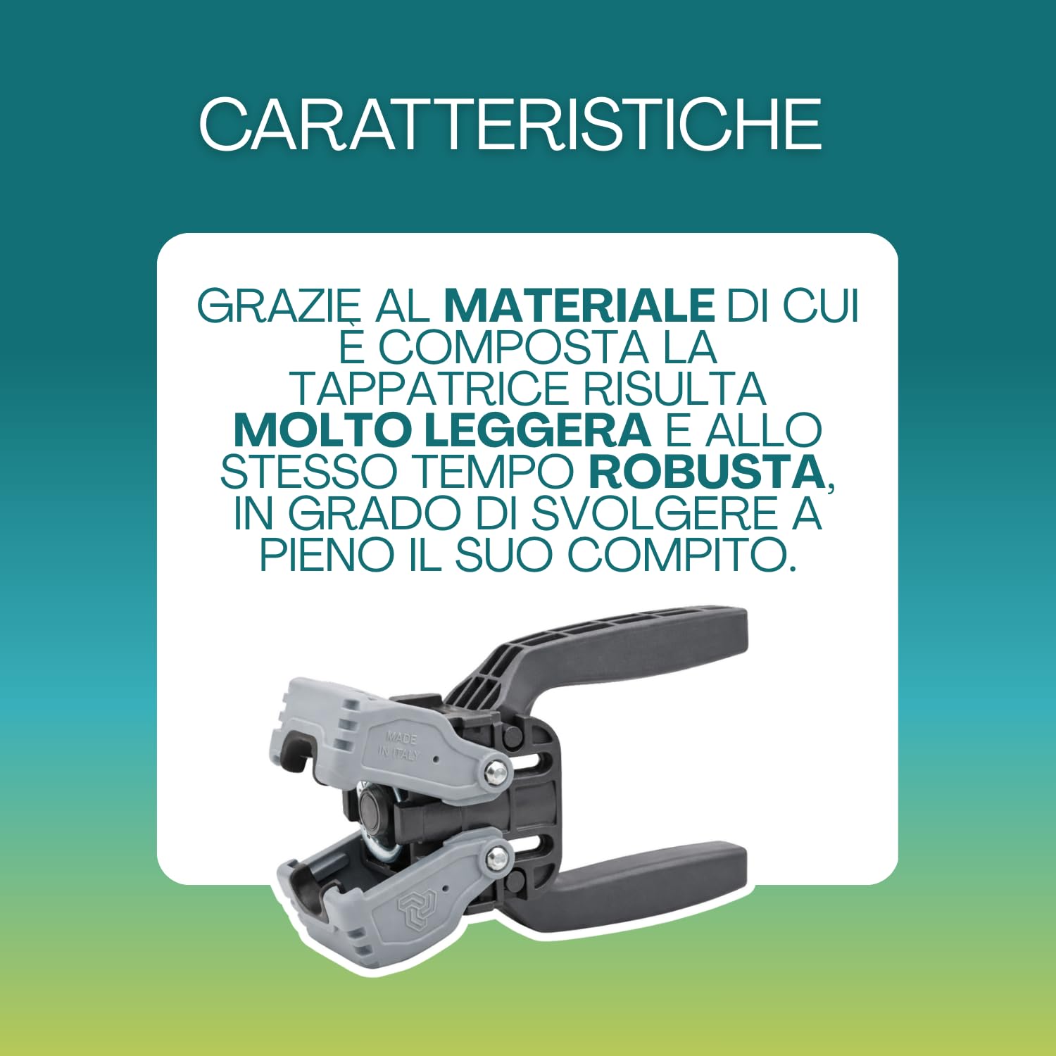 VIRSUS 1 Tappatrice Capsulatrice Manuale 2 Leve Kelly per Tappi A Corona Ø 26 mm Bottiglie Vino Birra + 100 Tappi a Corona Diametro 26 mm