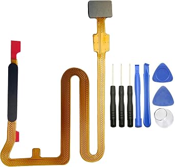 ubrokeifixit Galaxy A14 5G A146U Power ON/Off Home Button,Fingerprint Sensor Flex Cable Replacement for Samsung Galaxy A14 5G A146U 6.6" 2023 A146U-Black