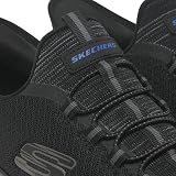 Skechers Men's Summits High Range Slip-in, Black/White, 8 UK - 2