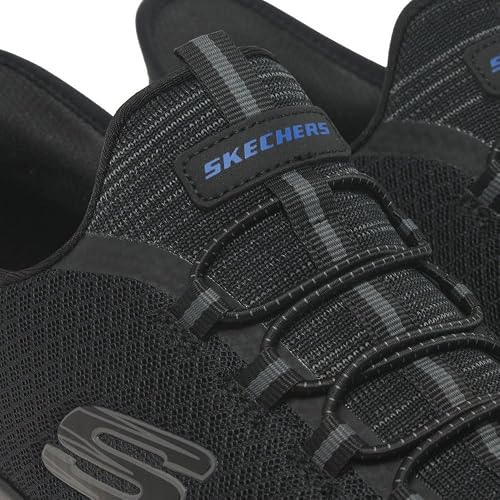 Skechers Men's Summits High Range Slip-in, Black/White, 8 UK - 2