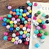 48stk bunt Glöckchen schellen in 16 farbe. 3stk Glöckchen pro farbe, total 48stk schellen