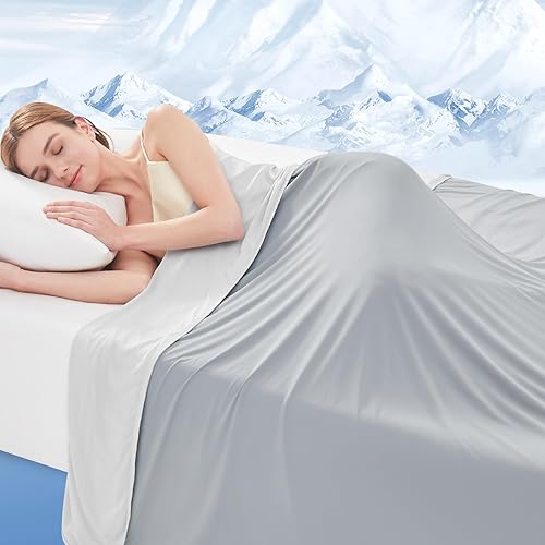 Miniatura 8 de GOHERO Arc-Chill Q-Max - Manta refrescante de verano Queen >0.5 para personas que duermen con calor, manta ligera de doble diseño que absorbe