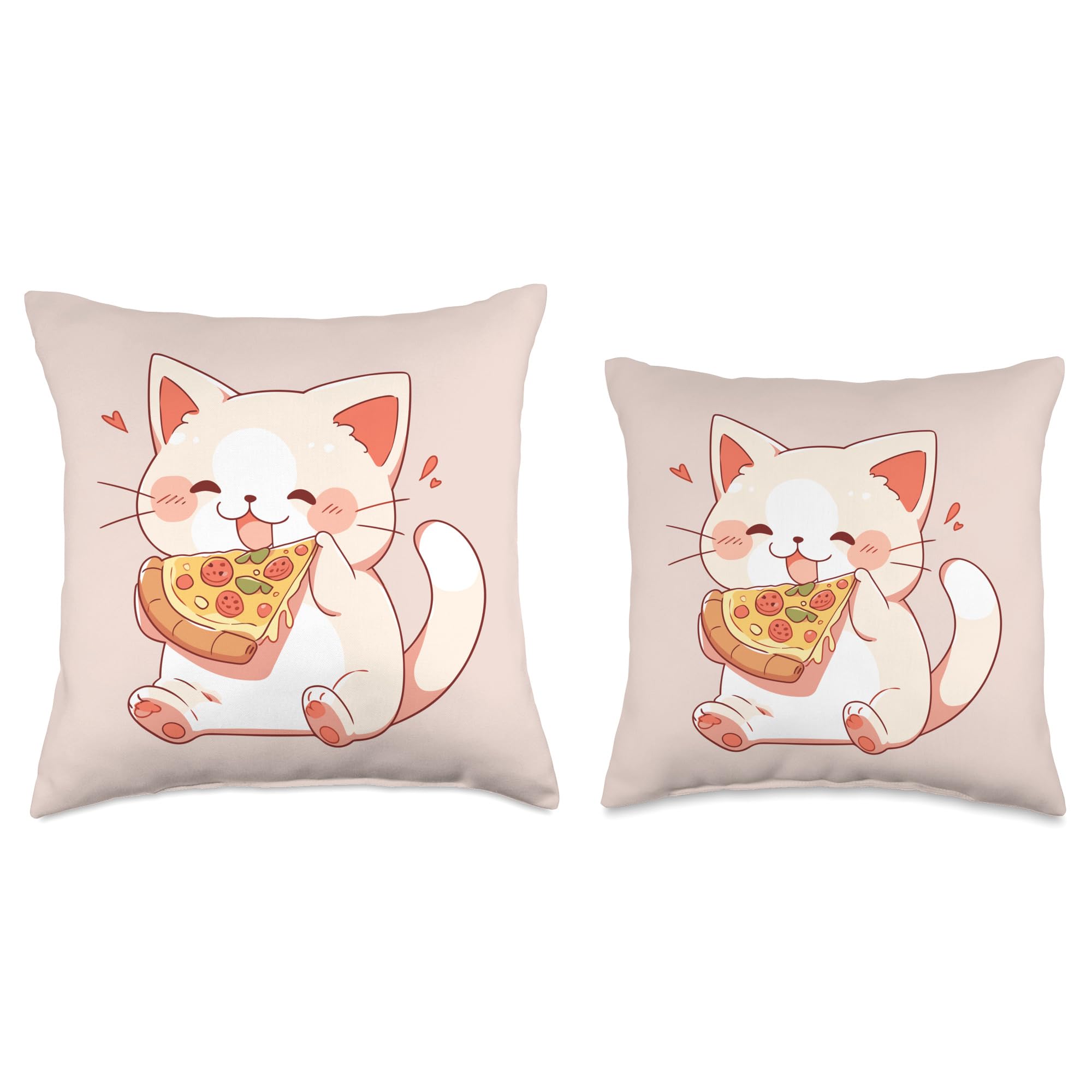 Amazon.com: Cute Anime Kawaii Cat Eating Pizza Cat Anime Kawaii