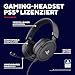 Trust Gaming Headset GXT 498 Forta Offiziell Lizenziert für PlayStation 5, Nachhaltig, PS4 / PS5 Headset, 1,2 m Kabel, Abnehmbares Mikrofon, Verstellbarer Kopfbügel, Over-Ear Kopfhörer, Schwarz