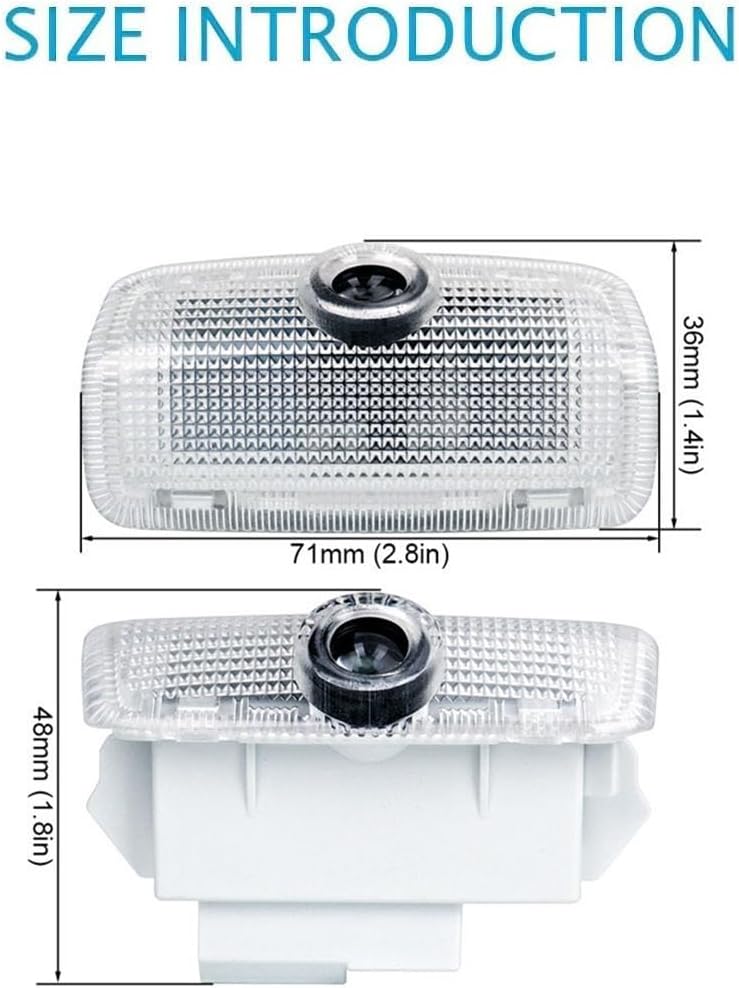 Never Fade LED Car Door Light Door Light Logo Welcome Logo Lights Accessories Compatible with Q50 Q60 Q70 G25 G37 QX50/56/60/70/80 M25/35/37/45/56 FX35/37/45/50 EX25/35/37（4PSC）