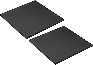 PATIKIL Rubber Anti-Vibration Pads, 2 Pcs Square Vibration Isolation Mats 7.87