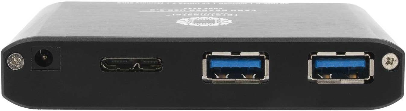 ProMaster Professional USB 3.0 Multi Card Reader - Dual Slot SD, CF and Micro SD Card Reader, (Model 8342)