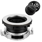 Garbage Disposal Sink Flange Kit, Stainless Steel Kitchen Sink Drain Assembly for Garbage Disposal for 3 1/2 Inch Standard Sink Drain Hole, Waste King EZ Mount, Whirlaway and GE Models (114mm)