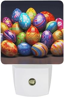Night Lights Plug Into The Wall Easter Eggs LED Night Light in with Sensor for Bedroom Bathroom Stairs Hallway