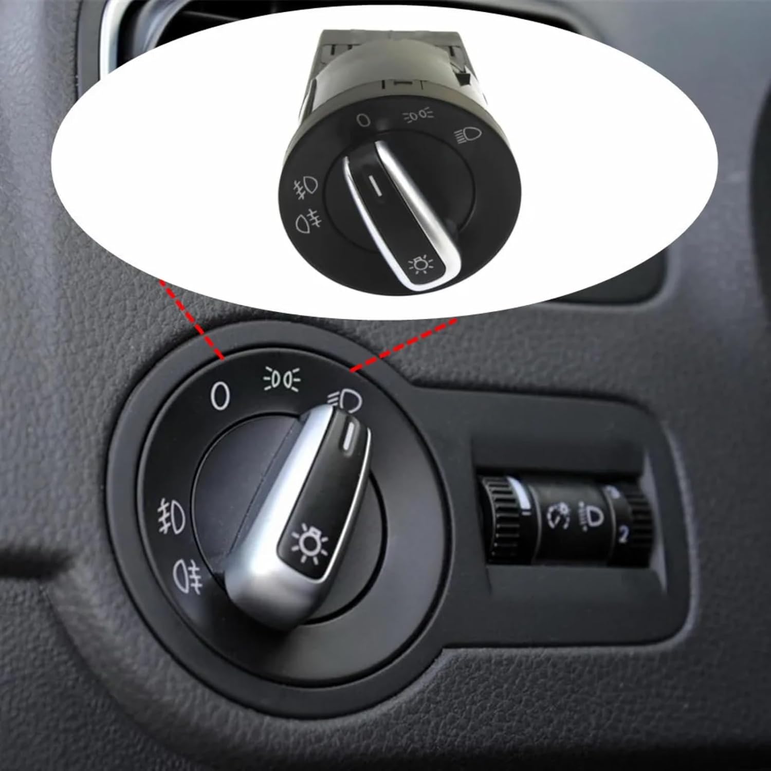 Car Headlight Switch for Transporter 20032009 Car Headlight Control Switch 3Bd941531