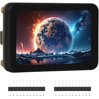 Waveshare ESP32-S3 1.64 inch AMOLED Touch Display Development Board 280 x 456 QSPI Interface 32-bit LX7 Dual-Core Processor Accelerometer & Gyroscope ESP32 with Display