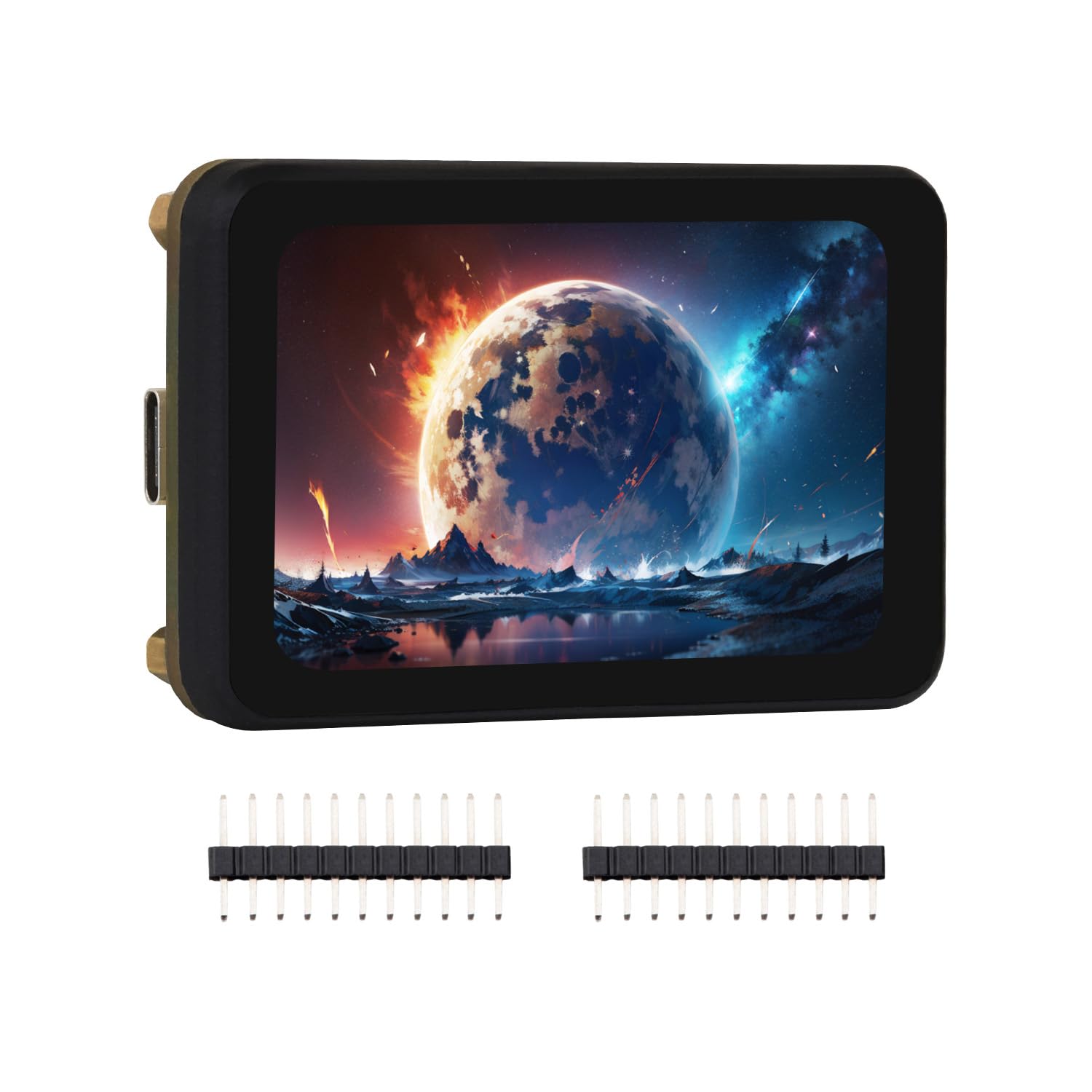 Waveshare ESP32-S3 1.64inch AMOLED Touch Display Development Board, 280x456, QSPI Interface, 32-bit LX7 Dual-Core Processor, Accelerometer & Gyroscope, ESP32 with Display