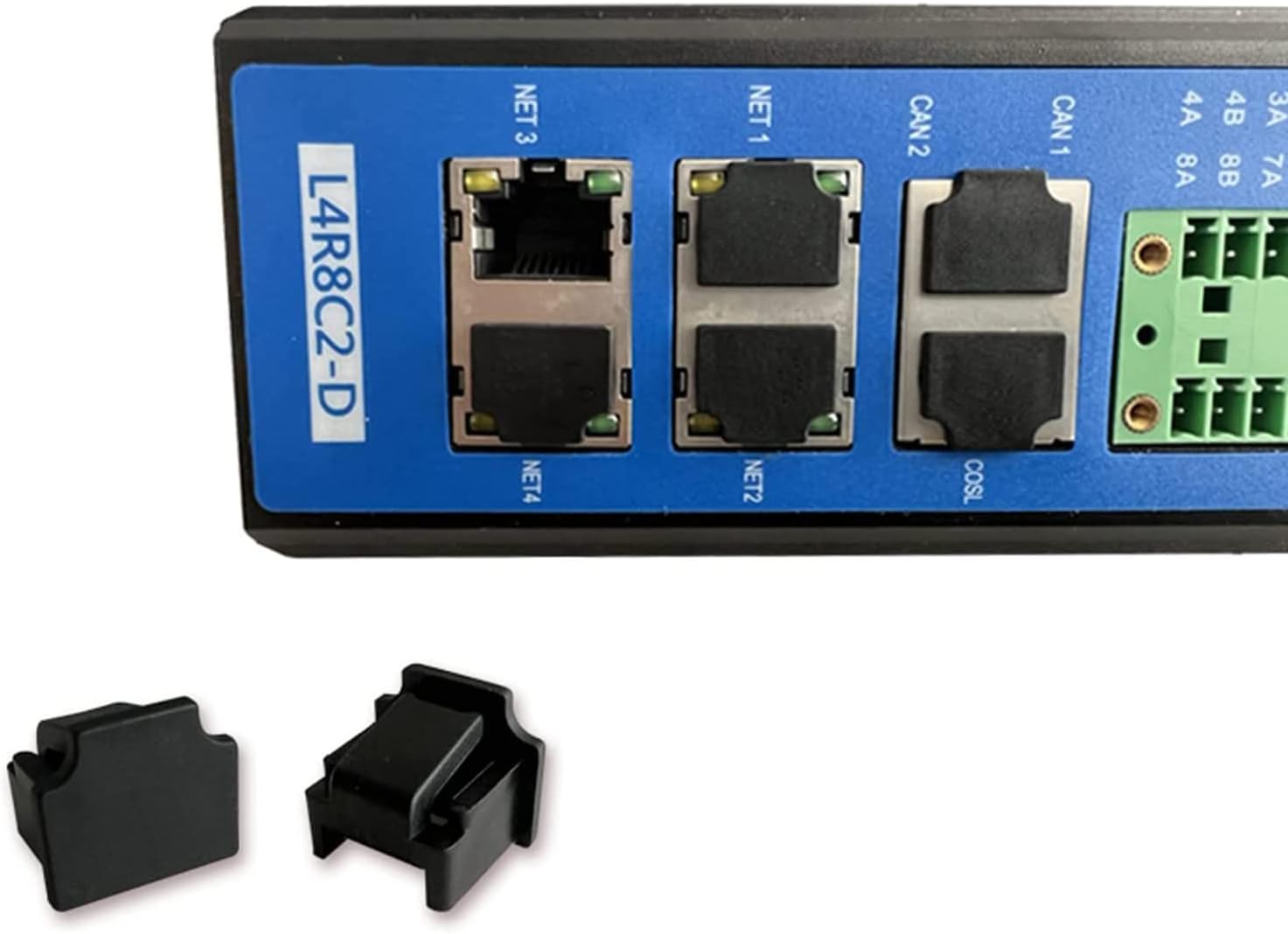10Pcs RJ45 Jack Dust Cover, Reusable,RJ45 Dust Cover Cap,RJ45 Anti Dust Cover Cap Protector Plug Protects Ethernet Hub Port for RJ45 Female Port for TV,Computer,Other Devices (Black)