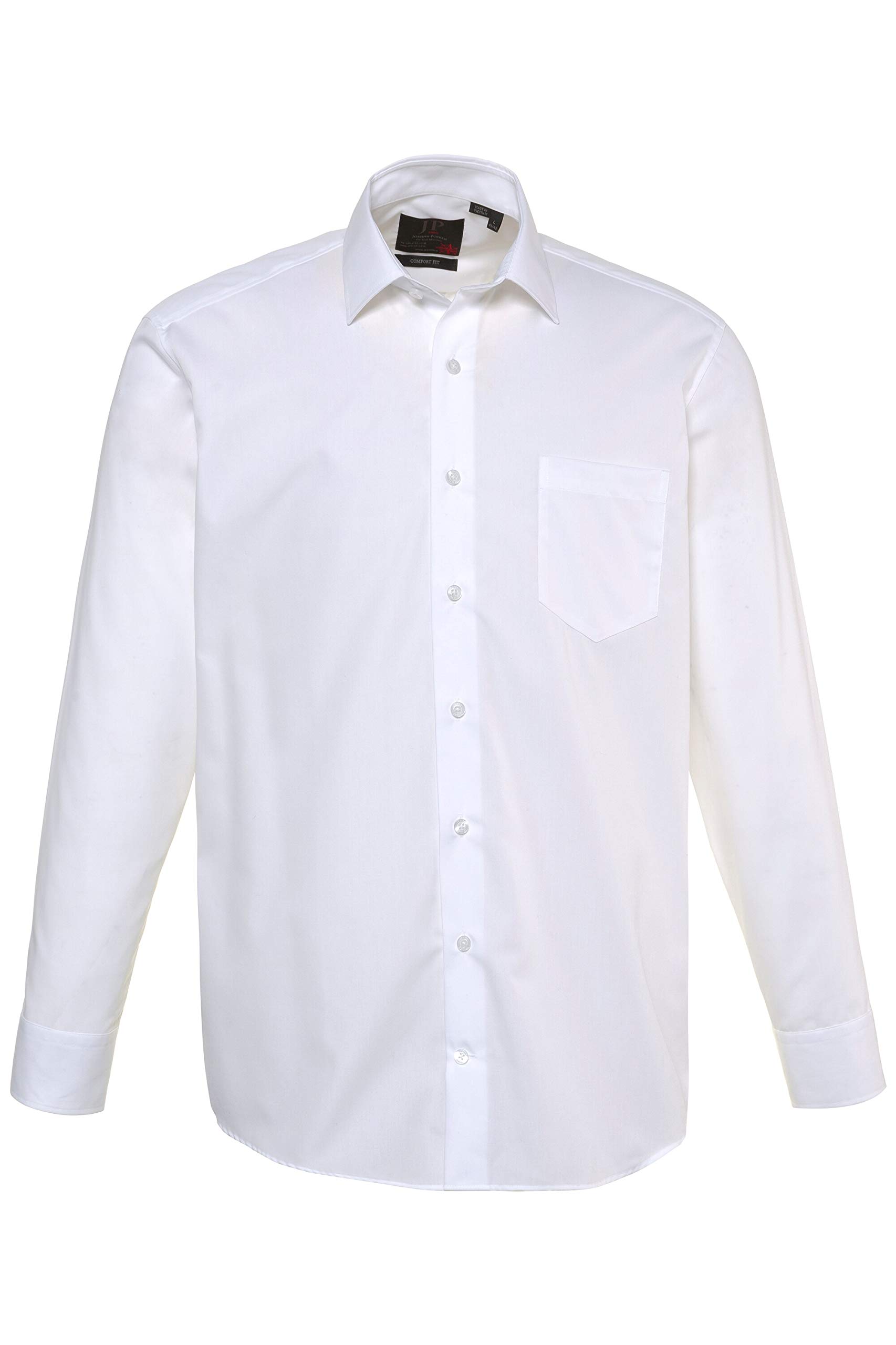 JP 1880 Herren Hemd, Business, Bügelfrei, Kentkragen, Langarm, Comfort Fit, Bis 8XL Hemd (1er Pack)