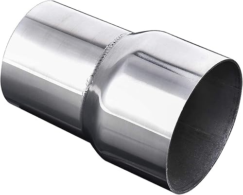 EVIL ENERGY Adaptador reductor de escape de 2" ID a 3.0" OD Acero inoxidable 2PCS