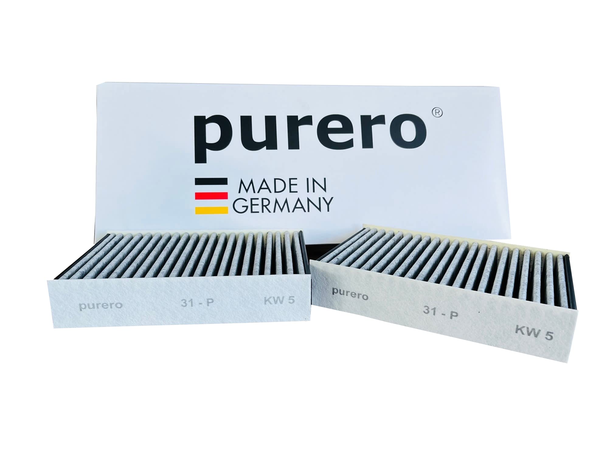 Ersatzfilter für Dunstabzugshauben - kompatibel mit Miele Active Air Clean Filter DKF 31-P - Aktivkohlefilter in Herstellerqualität - Made in Germany