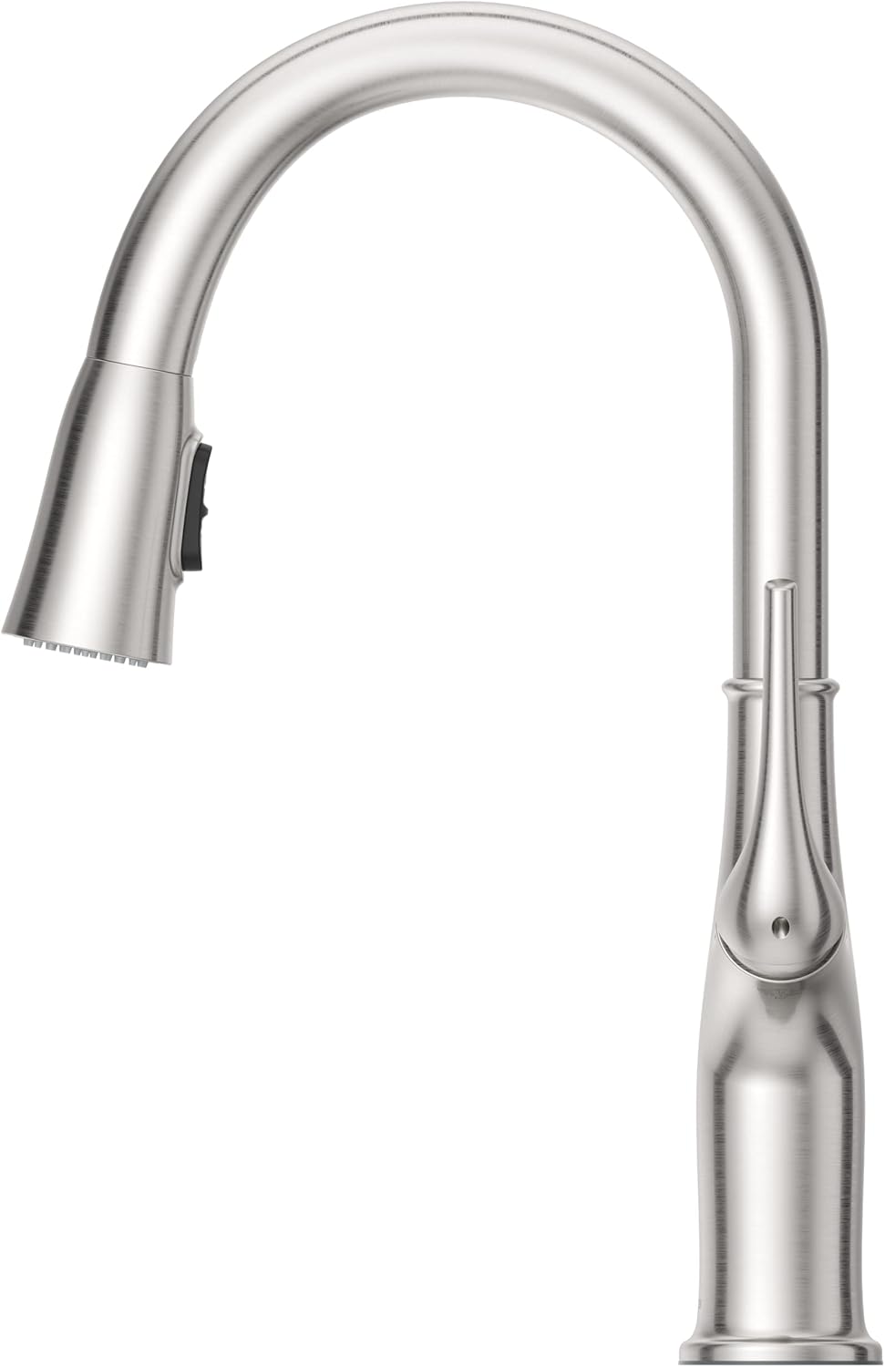 Pfister Highbury Kitchen Faucet with Pull Down Sprayer, Single Handle, High Arc, Stainless Steel Finish, LG529HGS
