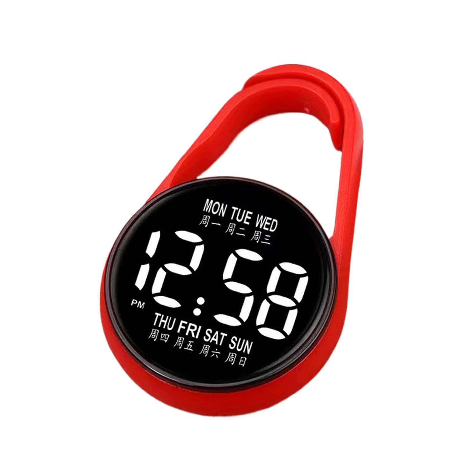 alloneslife Electronic Digital Clock for Students Includes Touch Screens Watch Waterproof Feature Night Lights for Student Multifunctional Desk for Students