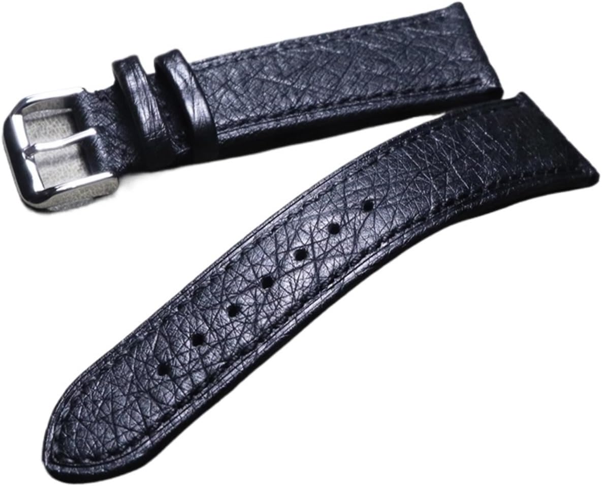 MJMT06 18mm 19mm 20mm 21mm 22mm Retro Leather Watch Strap Upscale Belt Handmade Watchband Strap