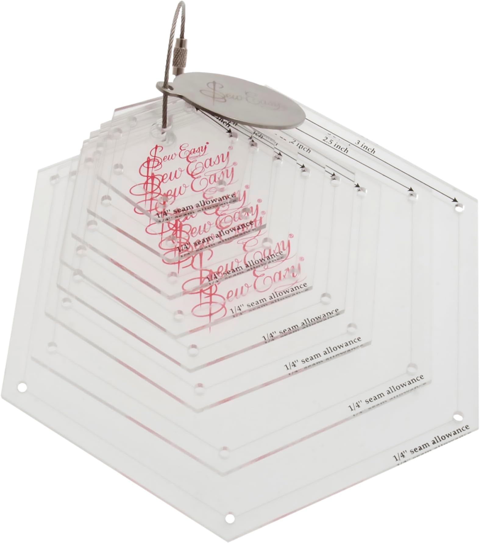 Patchwork Mini Hexagon Template Set