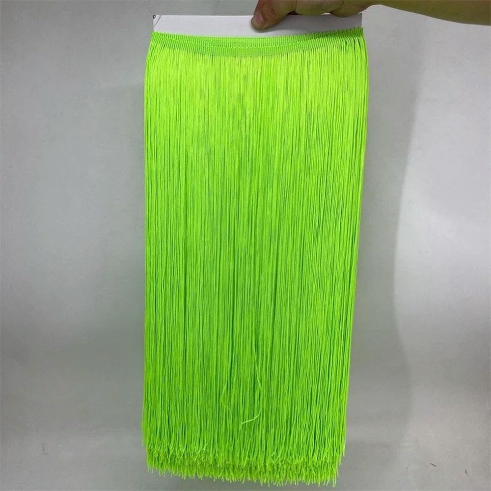VIXDA 5Meters 100cm Long Fringes Lace Tassel Trim Latin Dance Curtain Trimming Sewing Decoration Tassels Fringe Ribbon