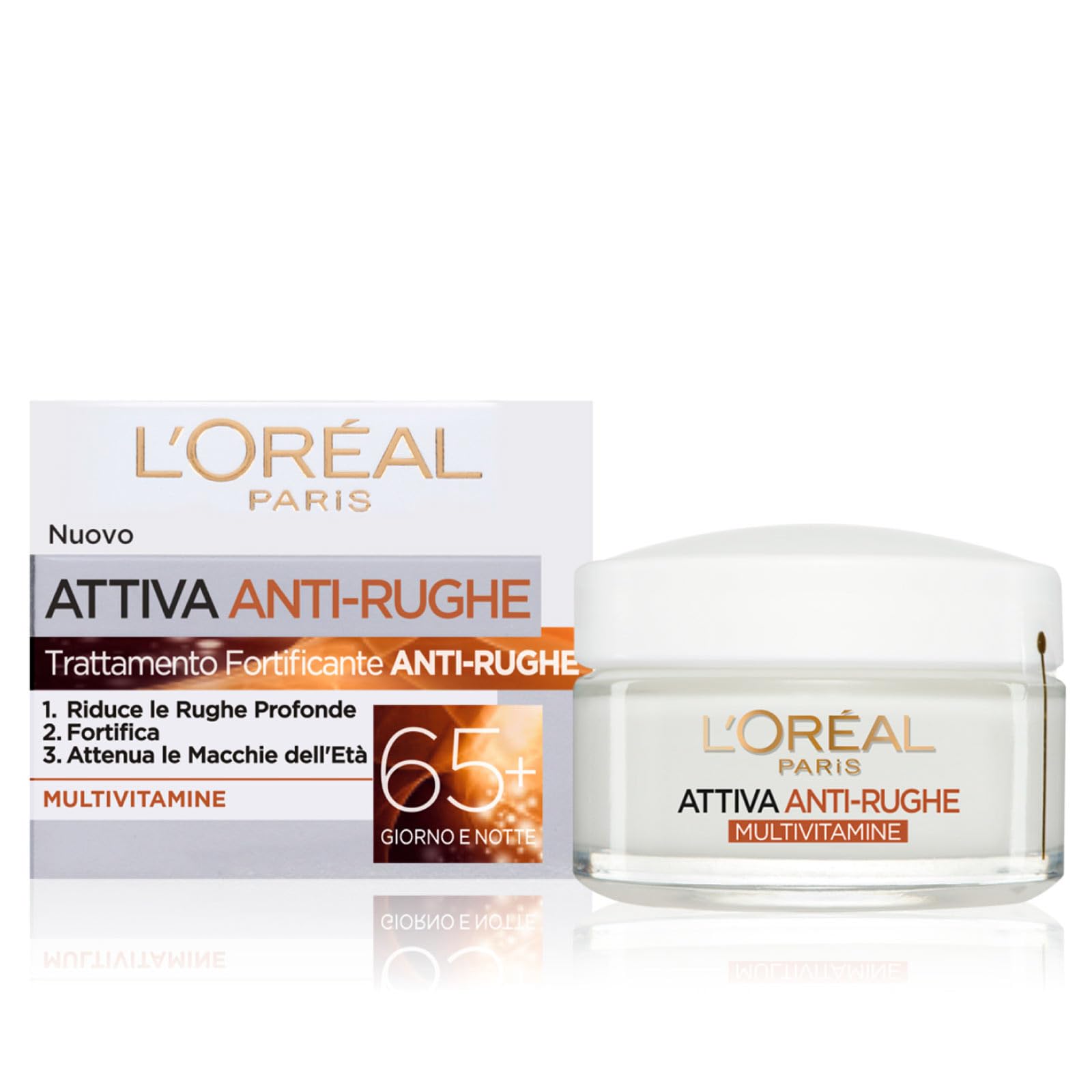L'Oréal Paris Age Perfect 65+ Anti-Wrinkle Day Cream, Nourishing Treatment with Multi-Vitamins for Mature Skin - 2x 50ml Jars - Image 3