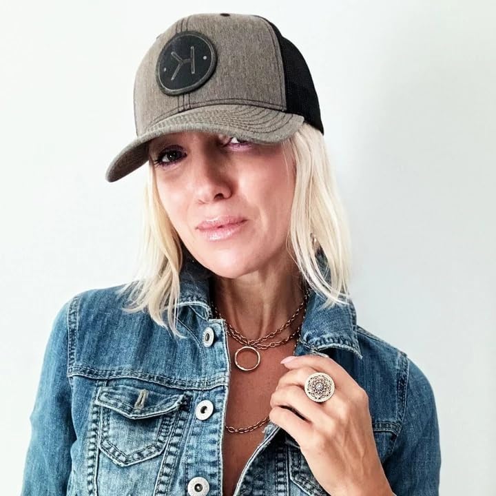 Katia Designs Badass Lotus Inspire Adjustable Ring – Boho Statement Cocktail Ring for Women – Two-Tone Gold & Silver Lotus Mandala – Inner “BADASS” Affirmation – Nickel-Free, Lead-Free, Adjustable Fit