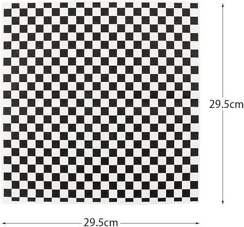 Miniatura 19 de 100 hojas de papel encerado seco a cuadros, forros de papel para canasta de alimentos de plástico, envolver pan y sándwiches (amarillo)