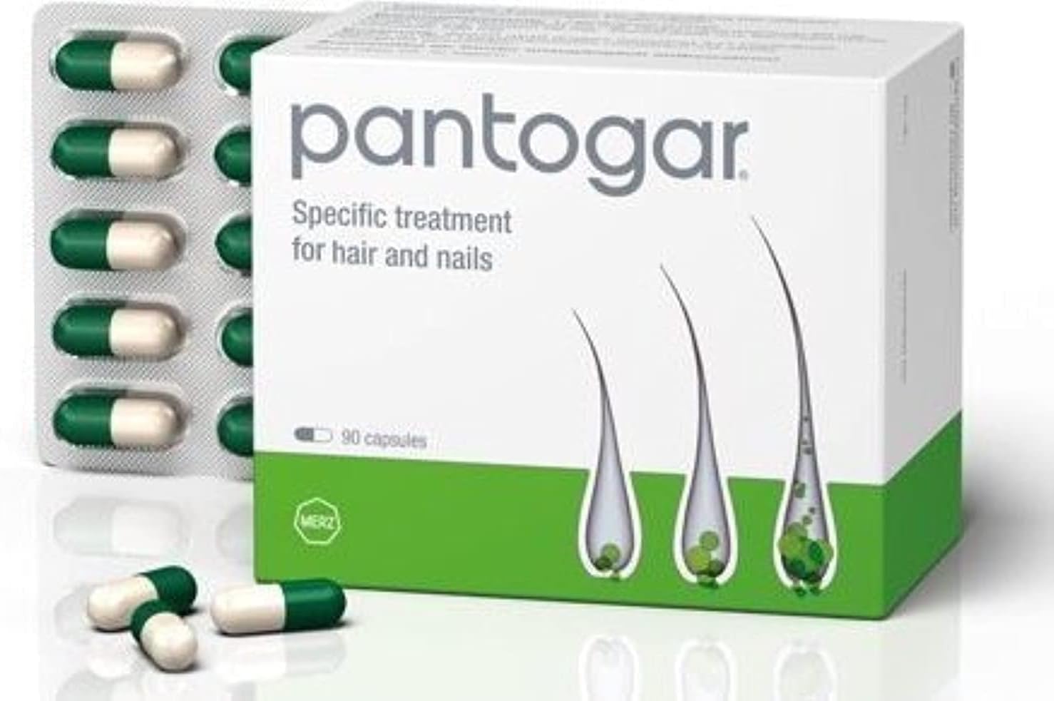 Pantogar Pantovigar Specific Treatment for Hair and Nails (90 Capsule -1 Box)