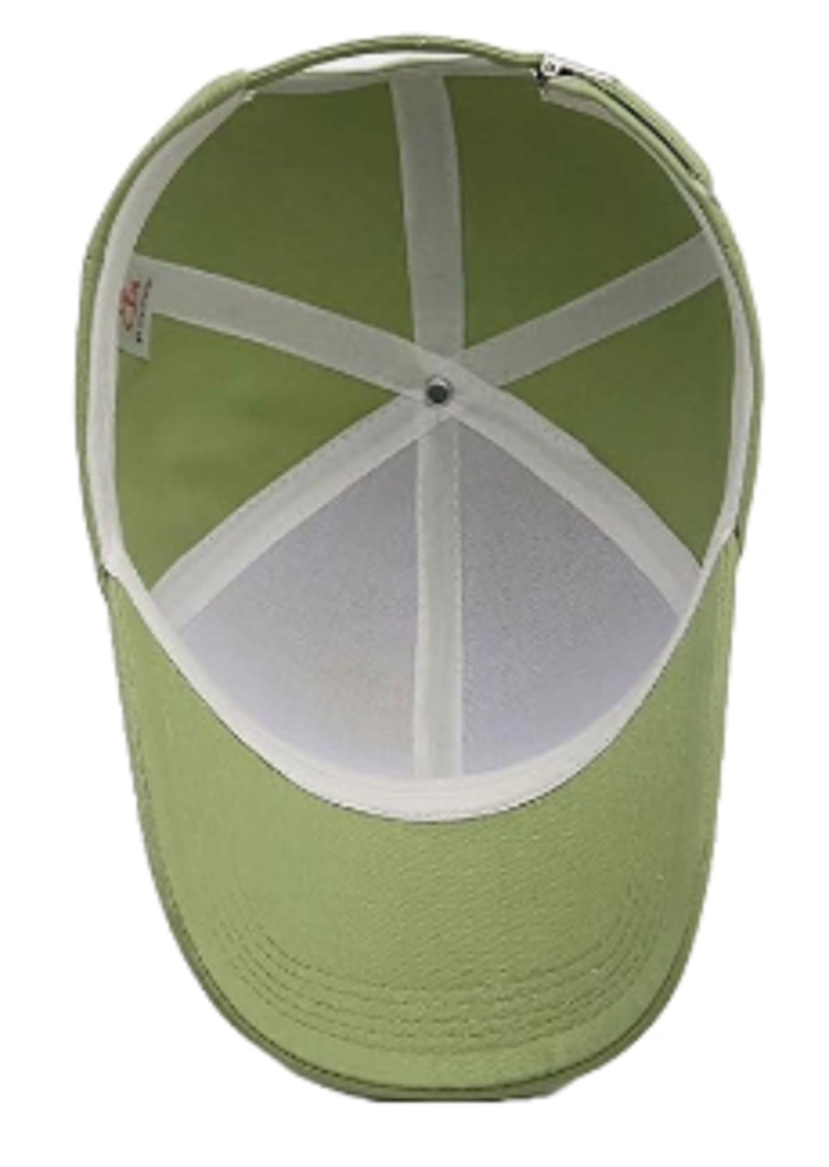 Zacharias Men's Cotton Adjustable Plain Solid Baseball Cap (Olive Green) 3