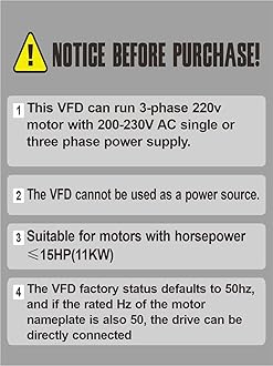 VFD Vector 1/3-Phase to 3-Phase Converter, for (≤15HP Motor) Speed Control,220V Input/Output(GT Series 15KW,20HP Model)