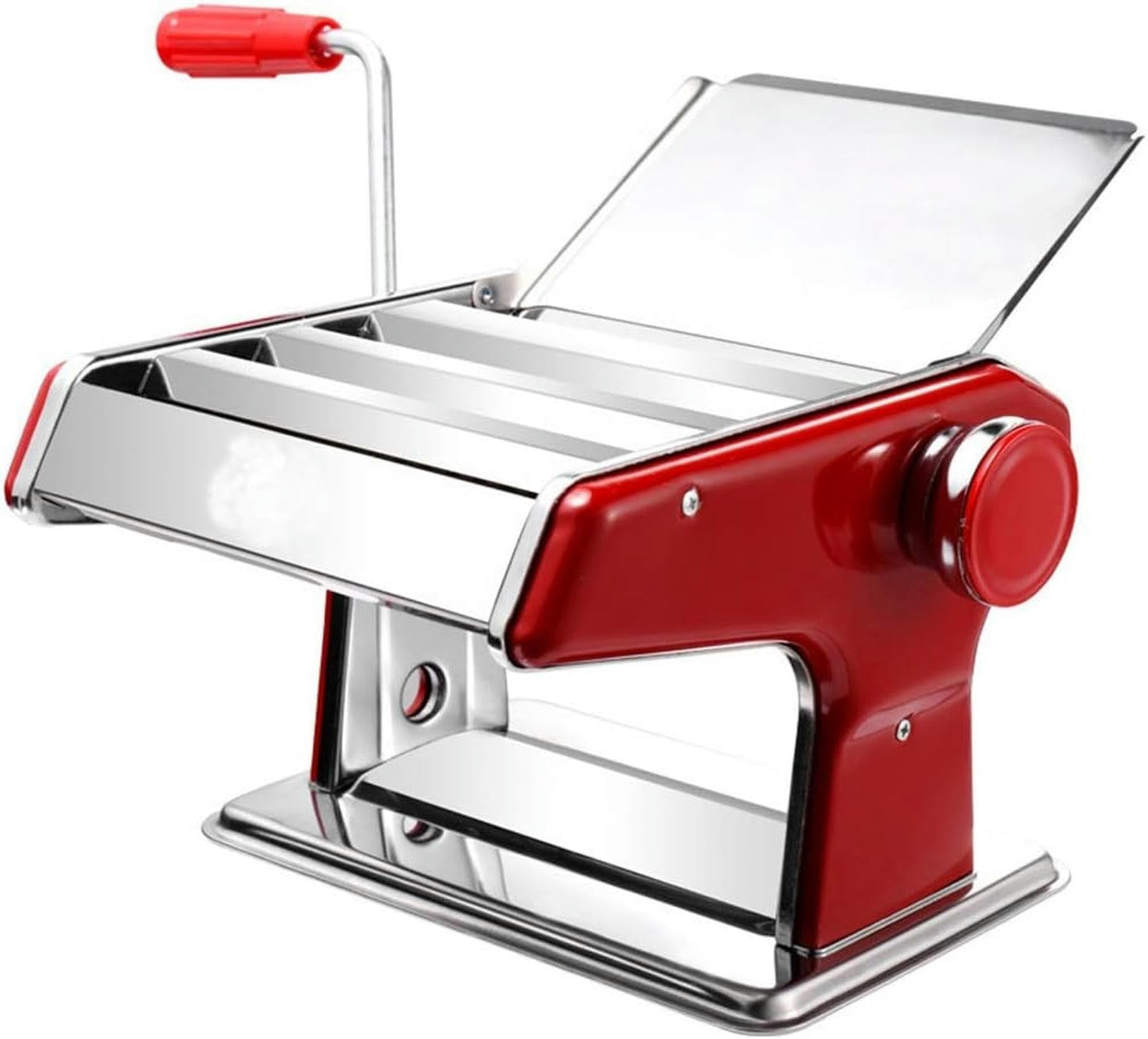 Máquina Profesional Para Hacer Pasta Con Manivela, Máquina Para Hacer Fideos, Máquina Para Hacer Pasta, Rodillo De Acero Inoxidable, Ajustes De Espesor De Pasta Para Pieles De Bola De Masa, Cortador F