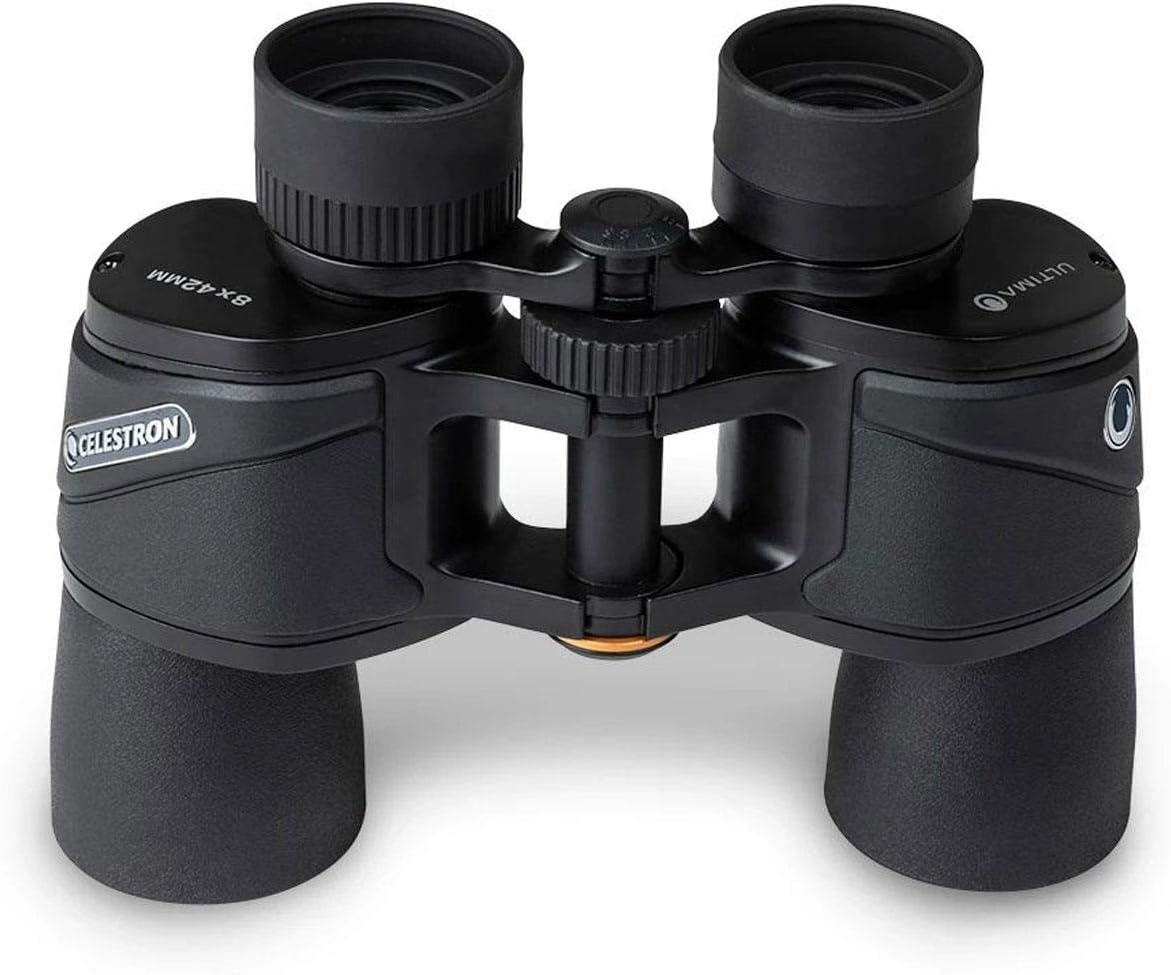 Celestron 72252 Ultima 8 x 42 Porro Prism Binocular, Fully Multi-Coated Lens, BaK-4 Prism Glass, Black