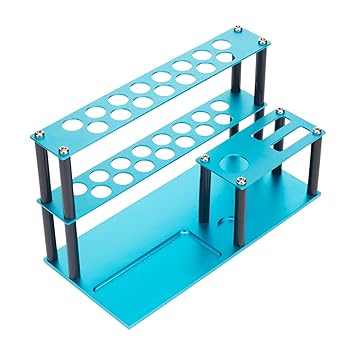 JAZZY PEARLS Screwdriver Organizer Rack Screw Driver Holder Stand Screw Tray Blue