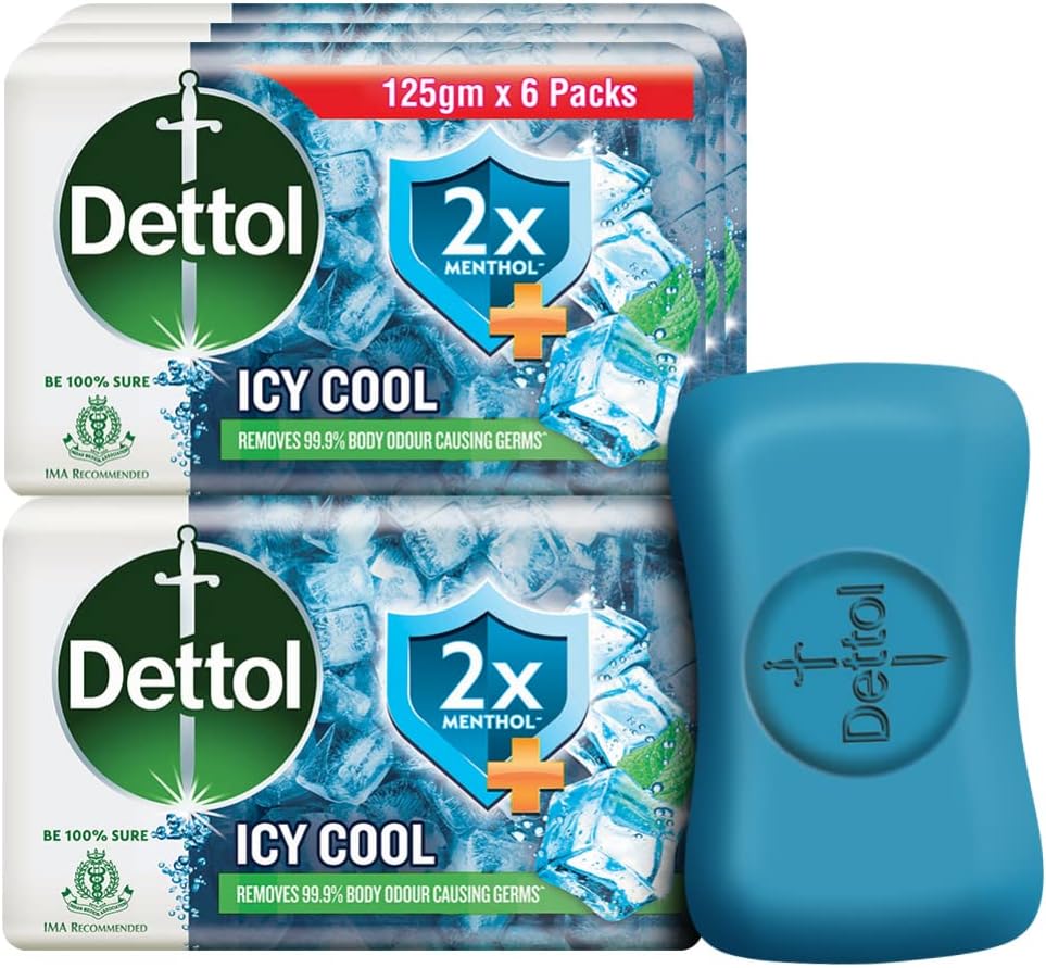 DettolCool Soap - 125 g (Pack of 6)